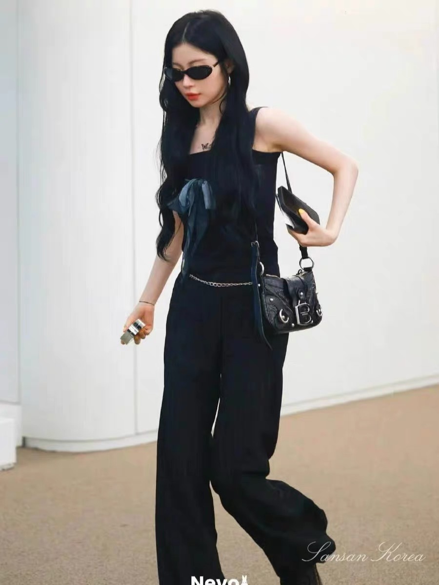 Babymonster ASA Inspired Bow-Tie Baby Top