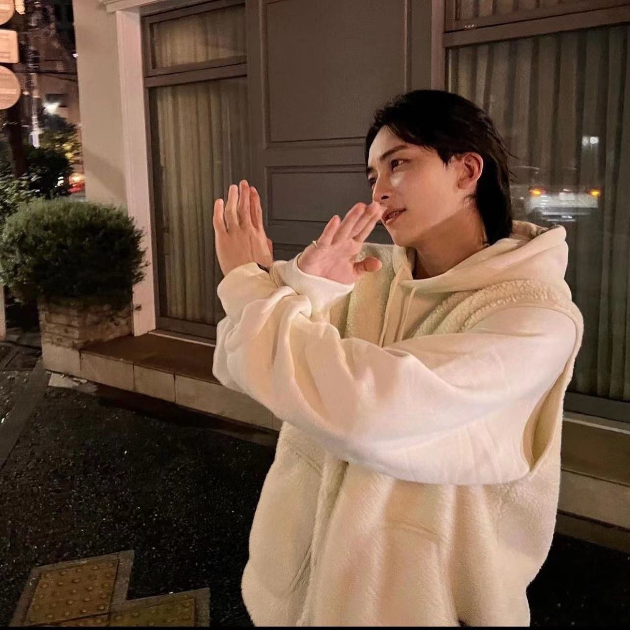 Seventeen Jeonghan  Inspired Sherpa Vest