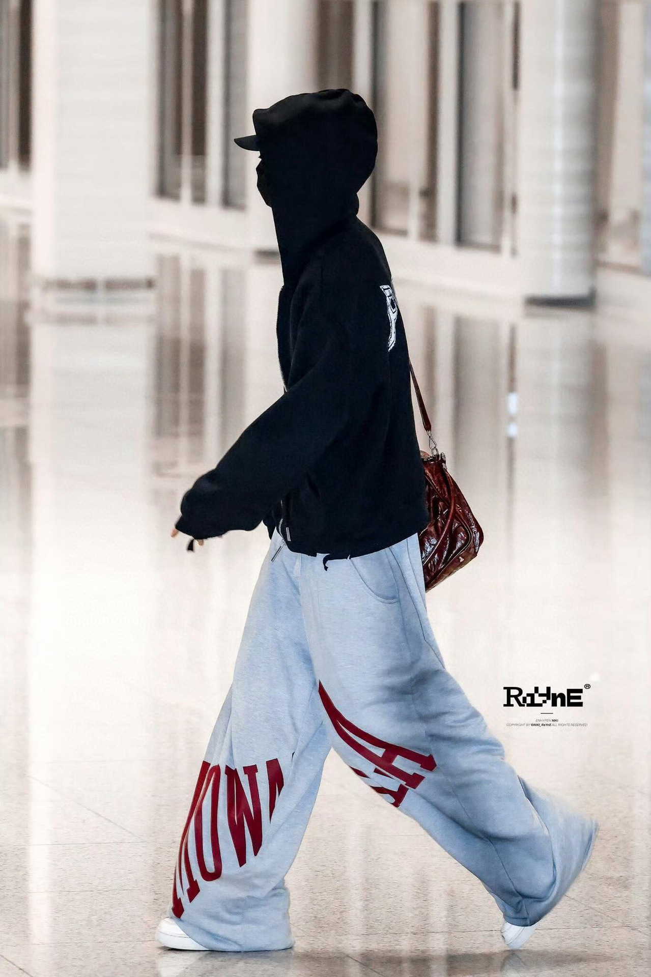 Enhypen Niki&Cortis Martin Inspired Baggy Stamp Joggers