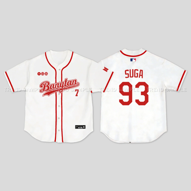 BTS ARIRANG World Tour Inspired Bangtan Baseball Jersey
