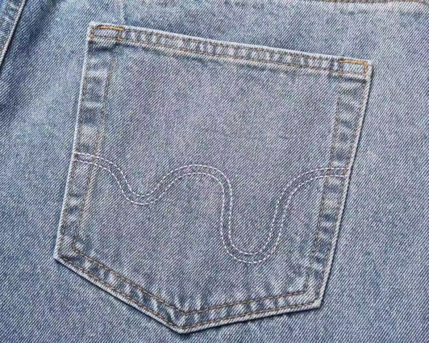 Cortis Juhoon Inspired Ice Cream Running Dog Denim Jeans