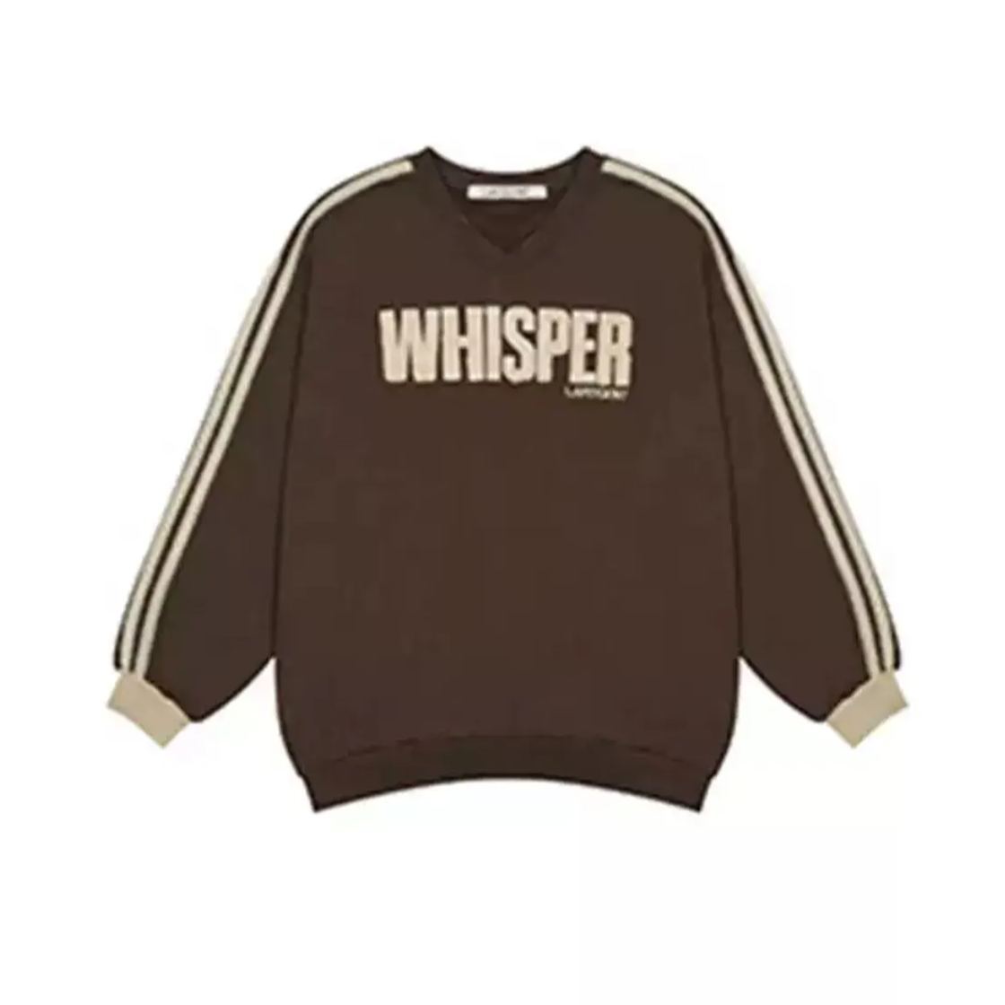 Loose V-Neck Sweatshirt-Aespa Giselle