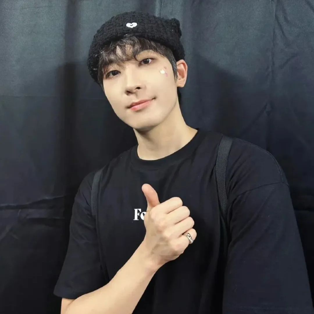 Love Cat Ears Knitted Woolen Hat-Seventeen Wonwoo&Aespa Winter