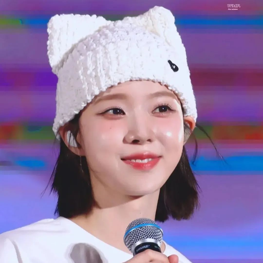 Love Cat Ears Knitted Woolen Hat-Seventeen Wonwoo&Aespa Winter