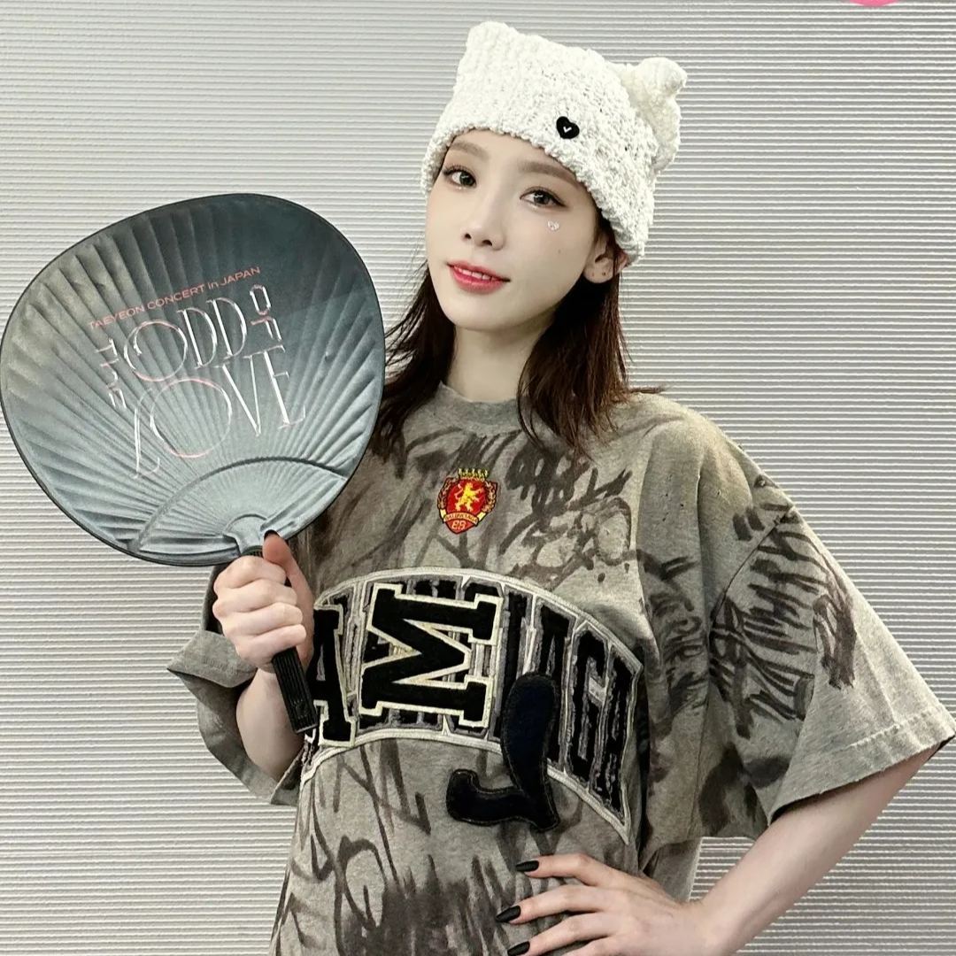 Love Cat Ears Knitted Woolen Hat-Seventeen Wonwoo&Aespa Winter