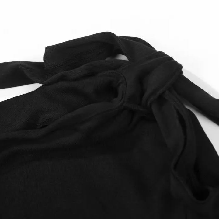 Slant Shoulder Neck Slimming Long Sleeve Top-Straykids concert outfitidea for STAY