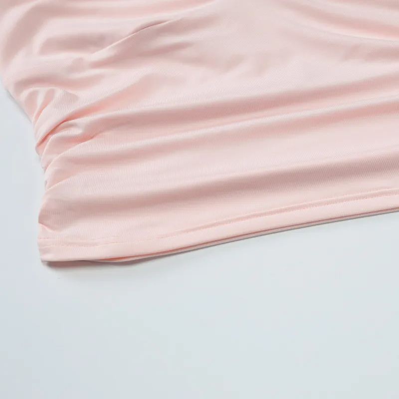 Solid Color V-Neck Hanging Vest Tight Top Skirt Set-Outfitidea For Blinks BLACKPINK-Inspired Fashion