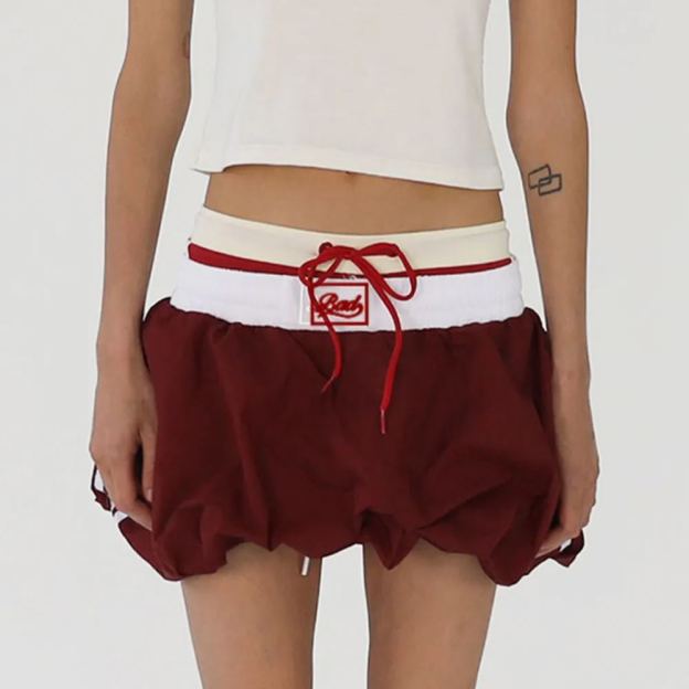 Bubble Short Skirt-Straykids concert outfitidea for STAY