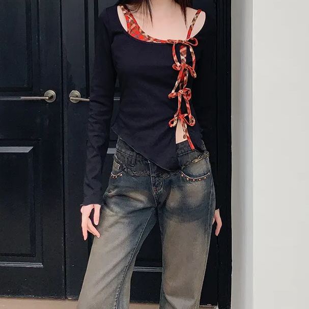 2In1 Slim Long Sleeve T-Shirt-Straykids concert outfitidea for STAY