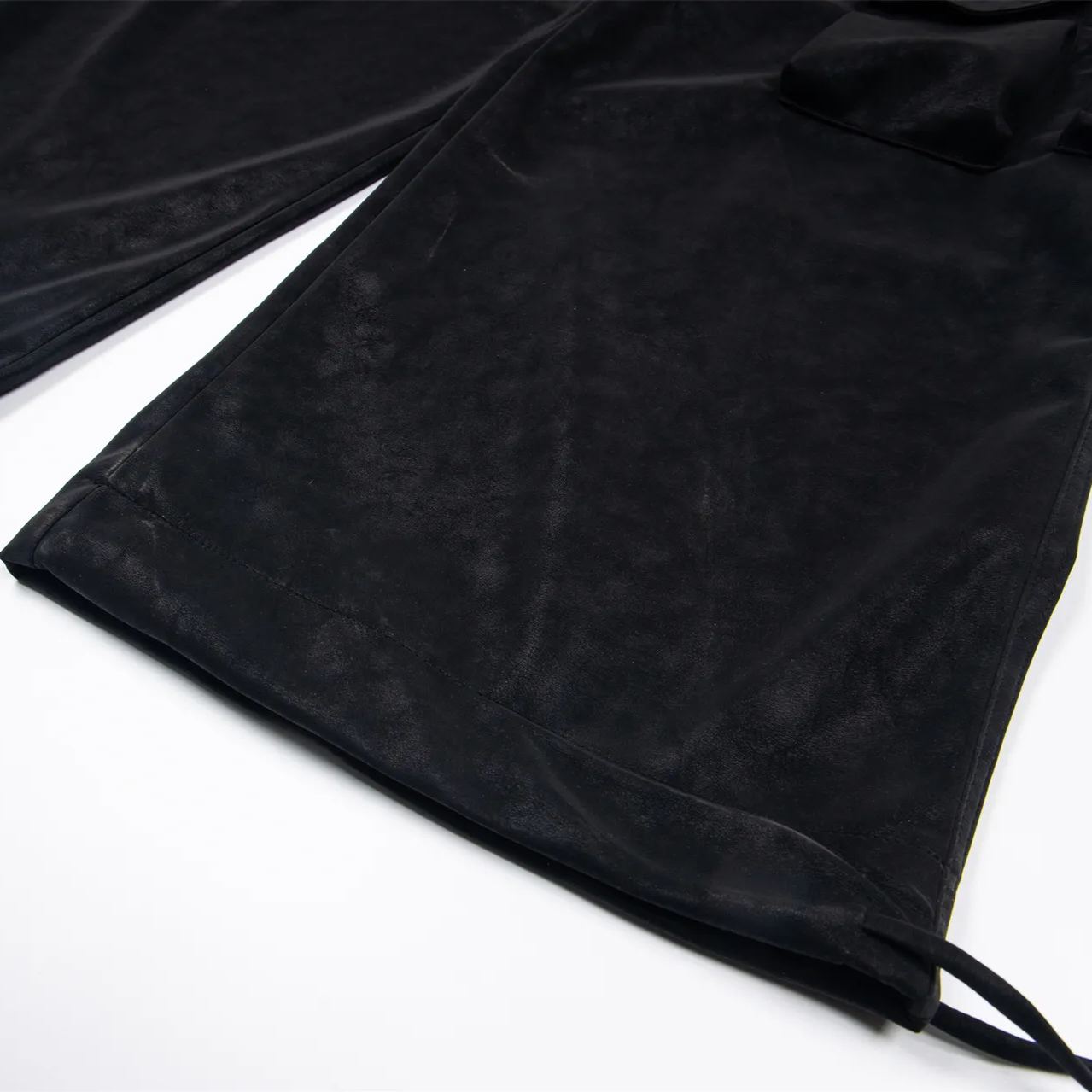 Multi-Pocket Straight-Leg PU Pants -Straykids concert outfitidea for STAY