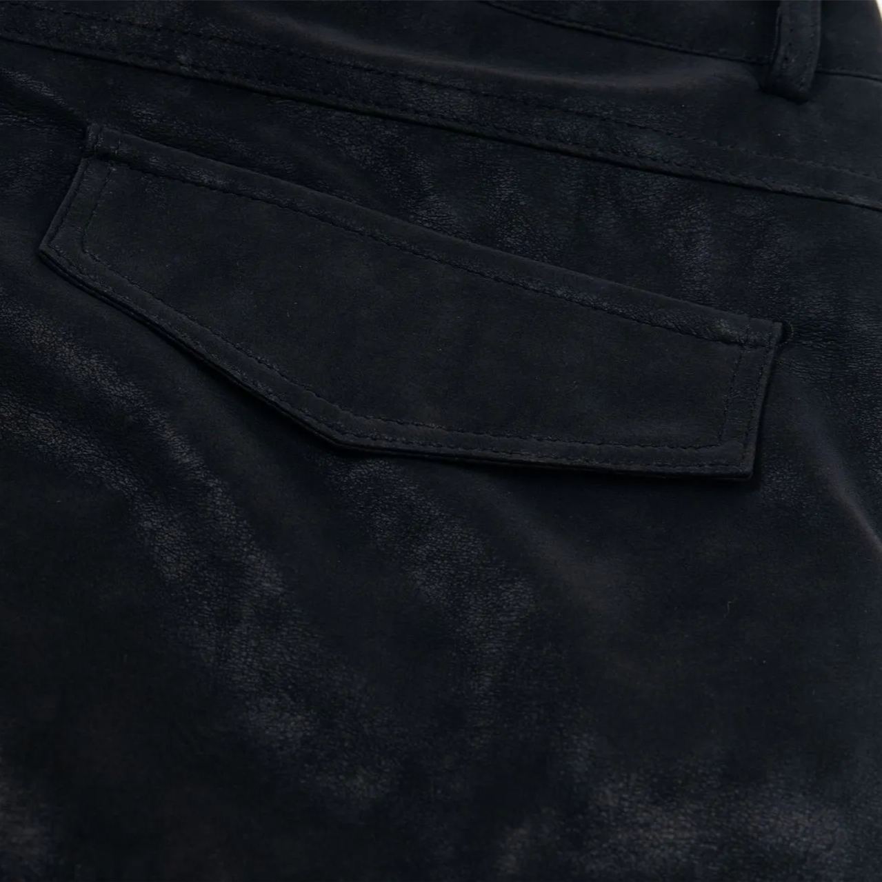 Multi-Pocket Straight-Leg PU Pants -Straykids concert outfitidea for STAY