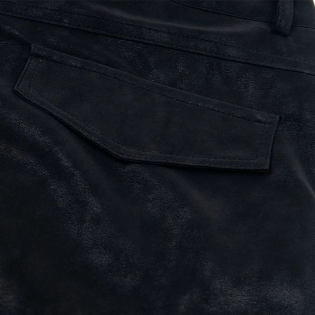 Multi-Pocket Straight-Leg PU Pants -Straykids concert outfitidea for STAY