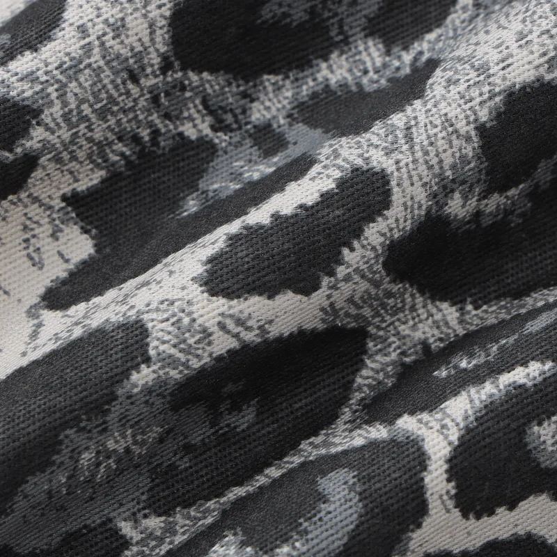 Leopard print low-rise straight-leg pants-Aespa Ningning