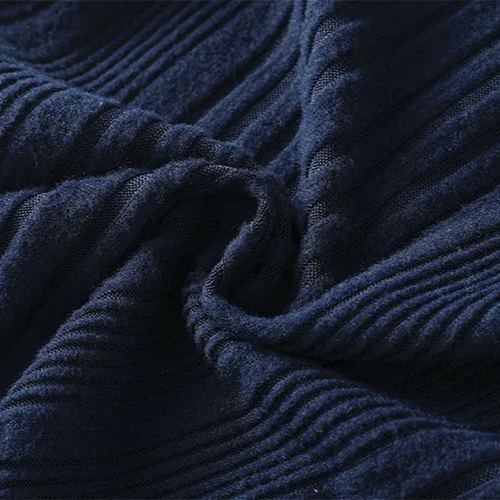 Fake two-piece tight long-sleeve top-Aespa Winter