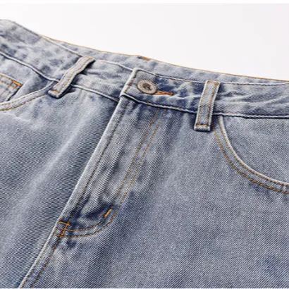 Patchwork loose-fit straight-leg pants-Enhypen outfit inspiration ENGENE