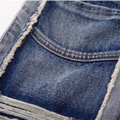 Patchwork loose-fit straight-leg pants-Enhypen outfit inspiration ENGENE