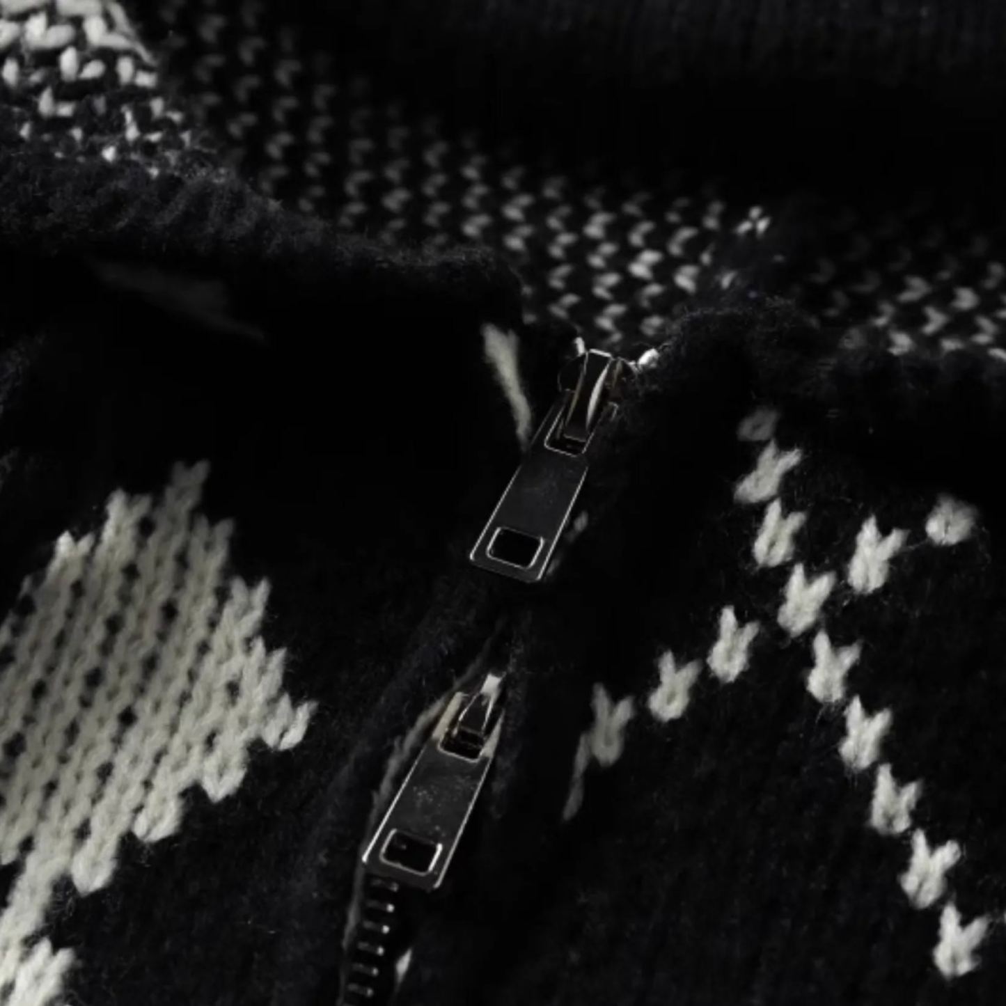 Hooded Sweater Zipper Cardigan-Aespa Karina