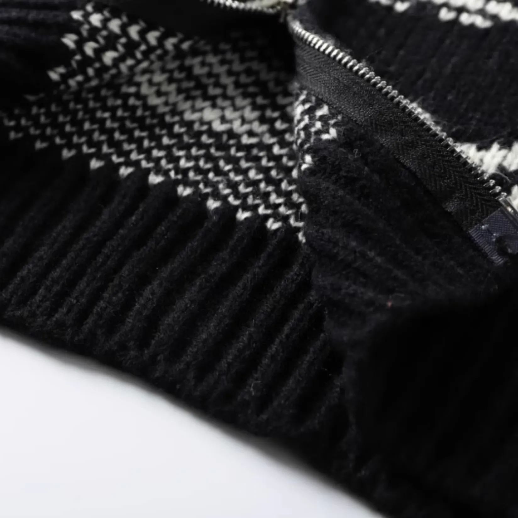 Hooded Sweater Zipper Cardigan-Aespa Karina