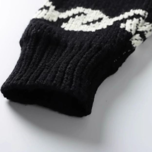 Hooded Sweater Zipper Cardigan-Aespa Karina