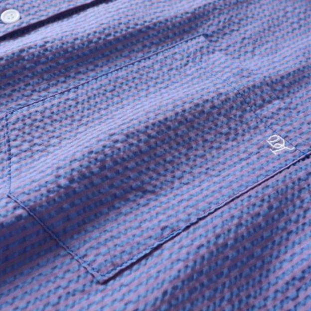 Loose Striped Long Sleeve Shirt-Blackpink Jennie