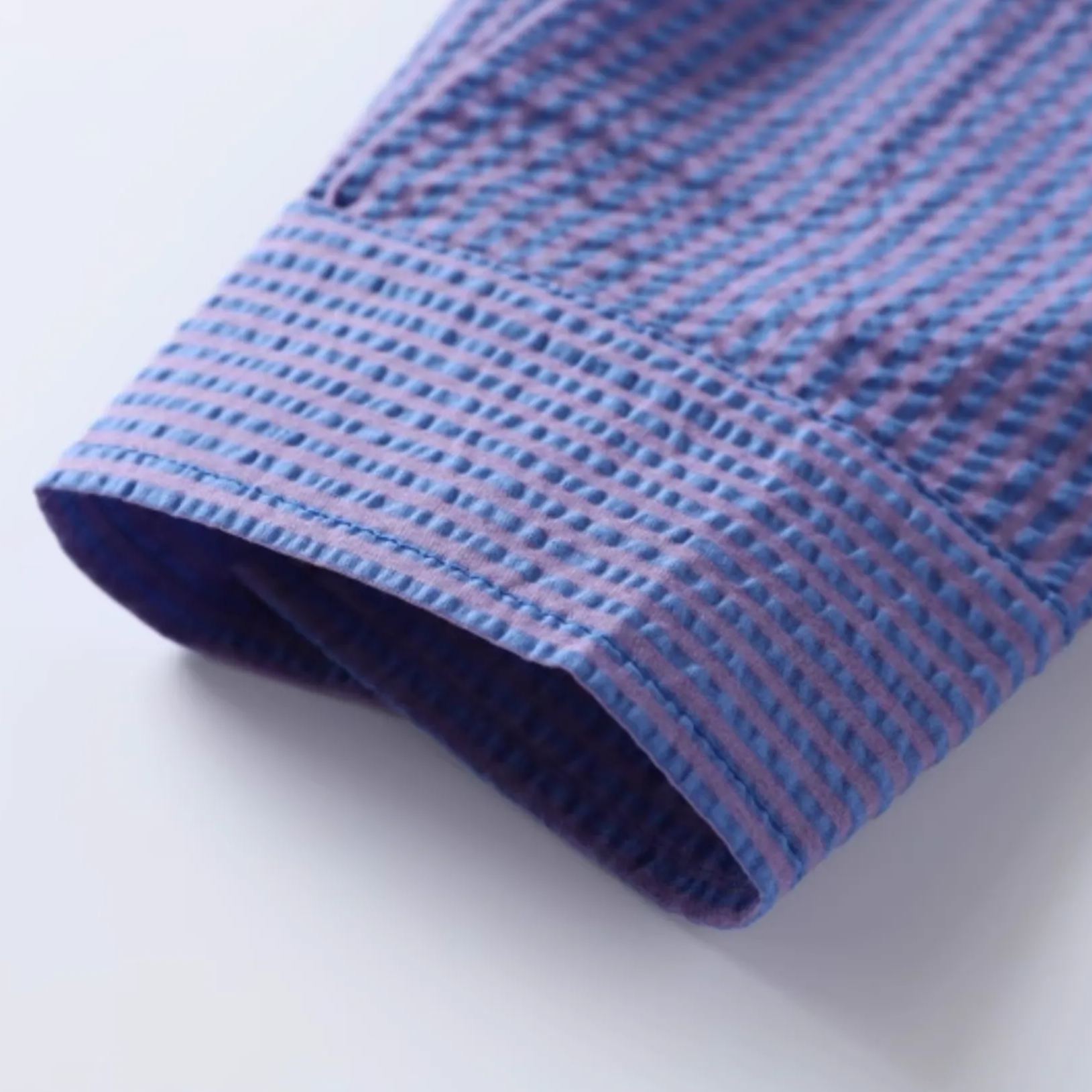 Loose Striped Long Sleeve Shirt-Blackpink Jennie