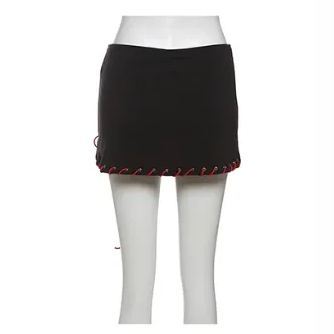 Colorblocked Jacket Bow Tie Shirt Short Skirt Set-Blackpink Jennie