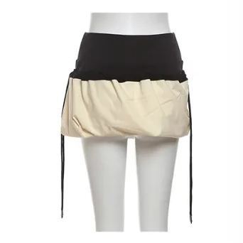 Colorblcoked Zipper Jacket Mini Skirt Set-Blackpink Jennie