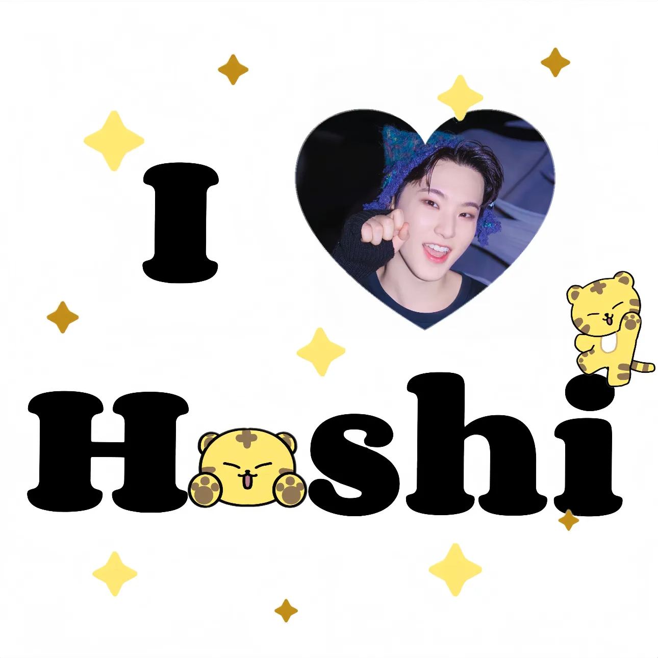 I LOVE -Customized Love Star Short Sleeve