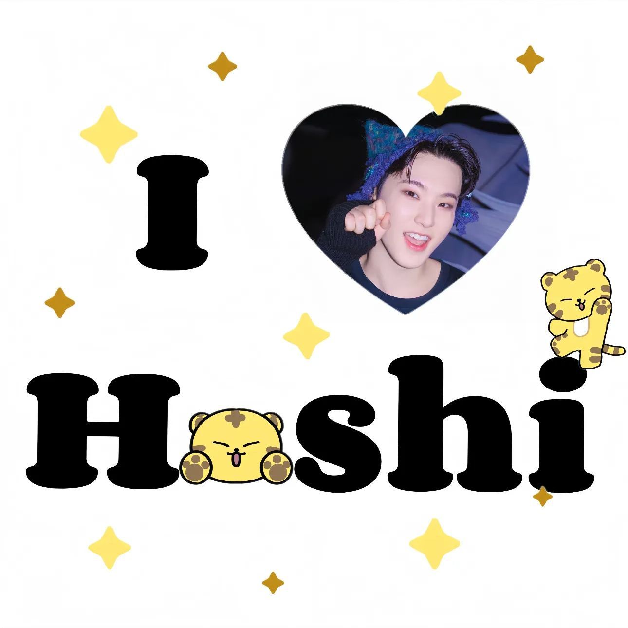 I LOVE -Customized Love Star Short Sleeve