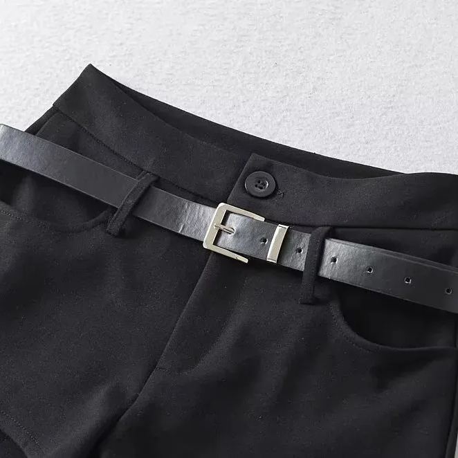 High-waisted belt-accented shorts for STAY | Stray Kids Concert Outfit