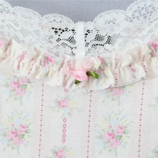 Floral Camisole Top Pleated Hip Wrap Skirt Set-Outfitidea For Blinks BLACKPINK-Inspired Fashion