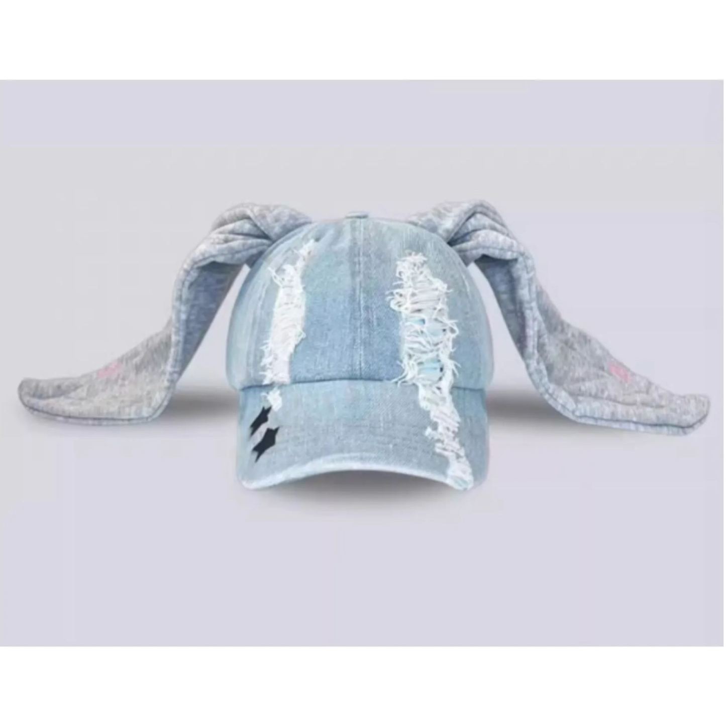 NewJeans Style Bunny Ear Brimmed Hat - NJZ