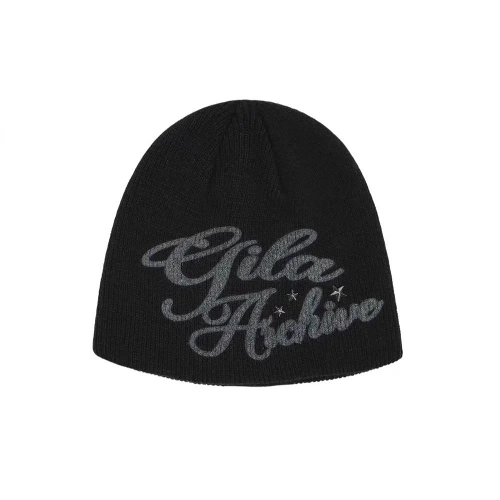 Winter Style Y2K Star Studded Knit Hat- Aespa Winter