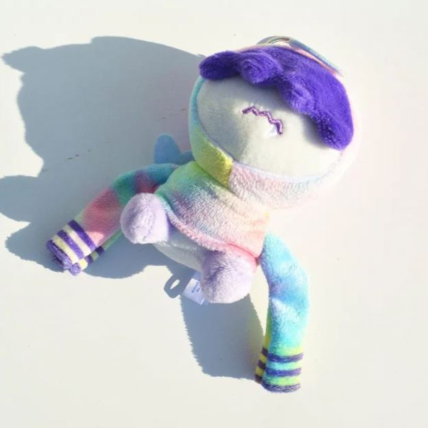 TXT PPULBATU X SANCTUARY RAINBOW PLUSH KEYRING