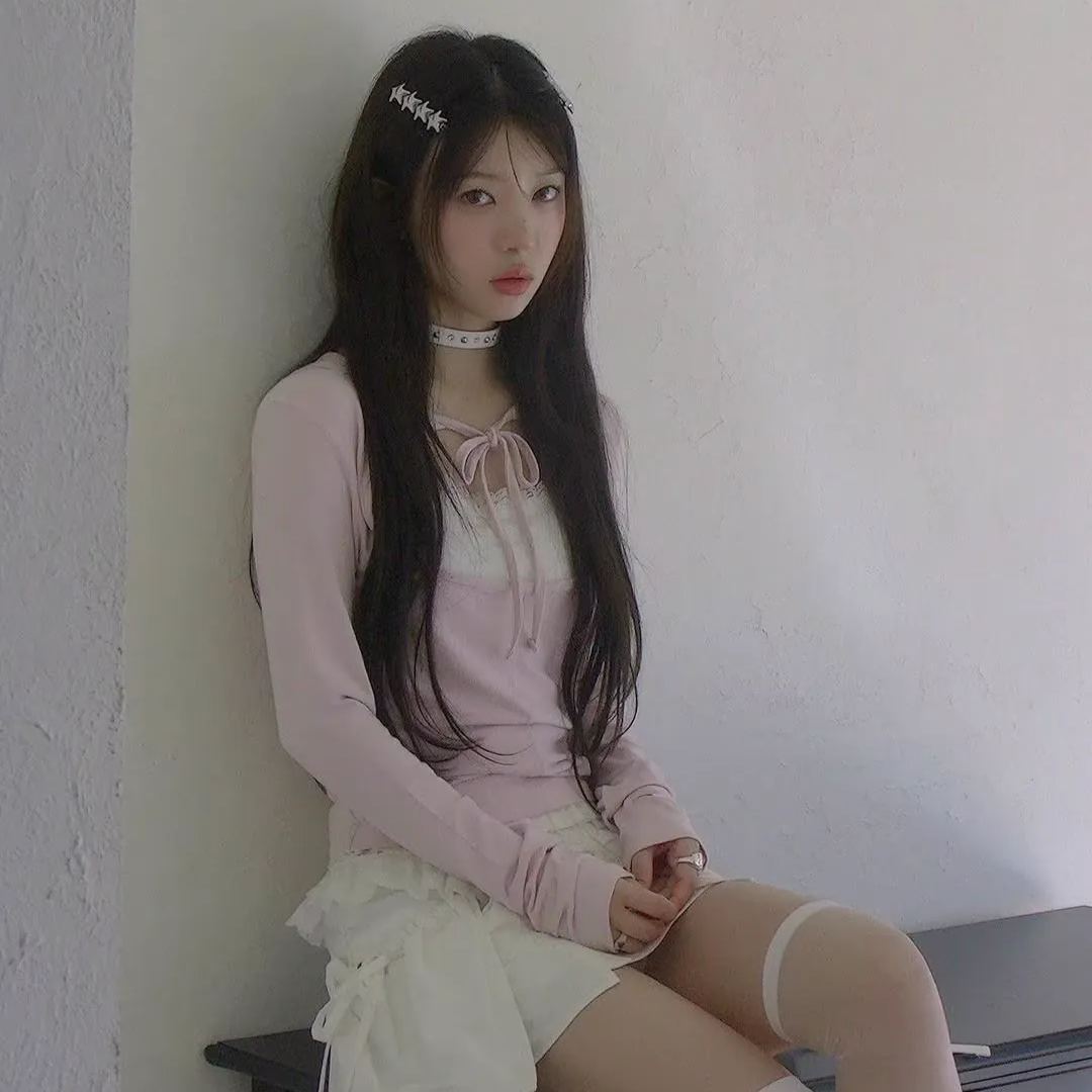 IVE Rei Lace Ruffled Camisole