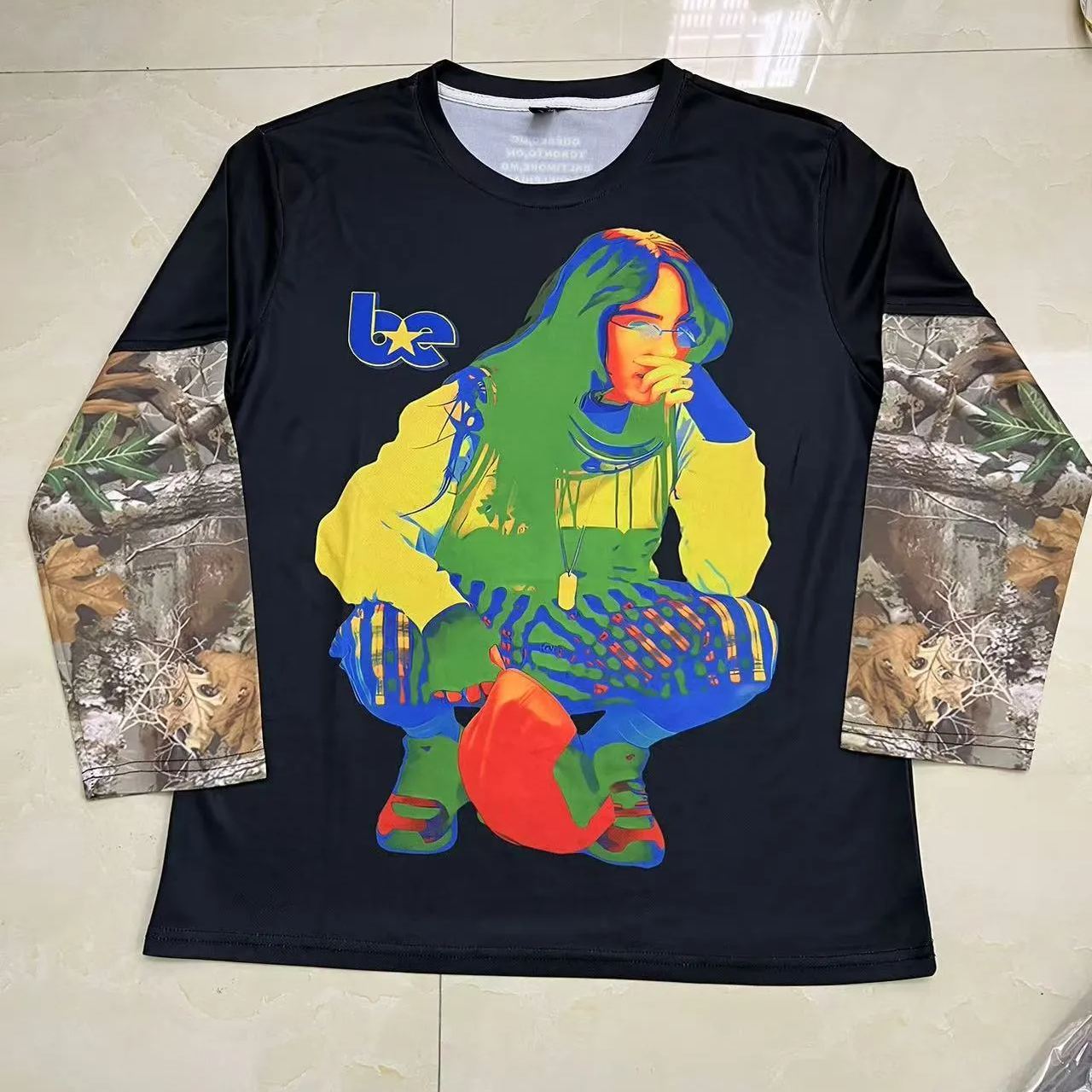 Billie Eilish Merch - HIT ME HARD AND SOFT  Long Sleeve Top