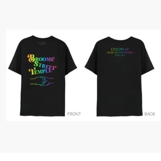 Coldplay 2025 World Tour Official Merch T-Shirt