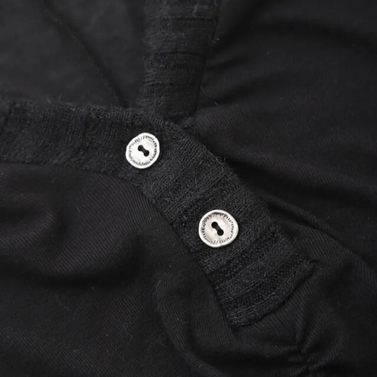 Aespa Karina Inspired Shibori Color Block Knit Tee