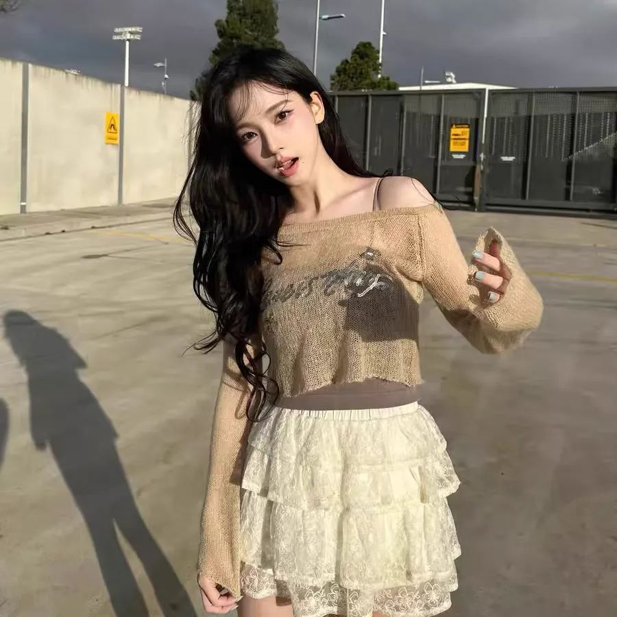 Aespa Karina & Winter Inspired Lace Ruffle Mini Skirt