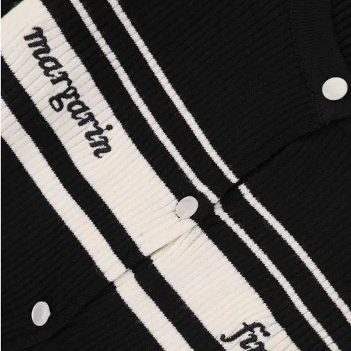 Aespa Karina Inspired Black Slim Fit Cardigan