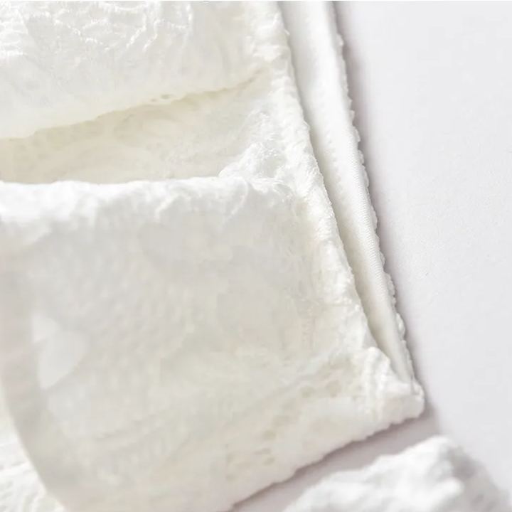 Blackpink Rose Inspired One Shoulder Lace Crop Top Pleated Skirt Set