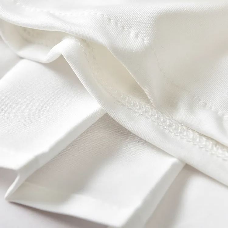 Blackpink Rose Inspired One Shoulder Lace Crop Top Pleated Skirt Set