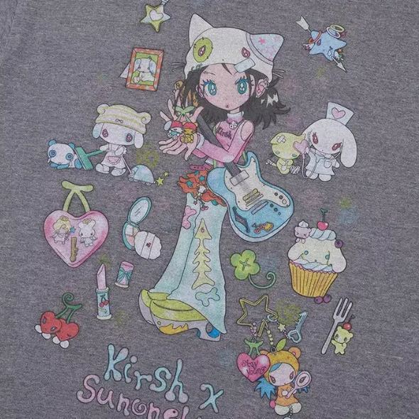 IVE Rei Inspired Anime Girl Graphic Tee