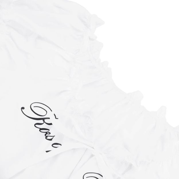 Aespa Ningning Inspired Ruffled Tie-Front Top