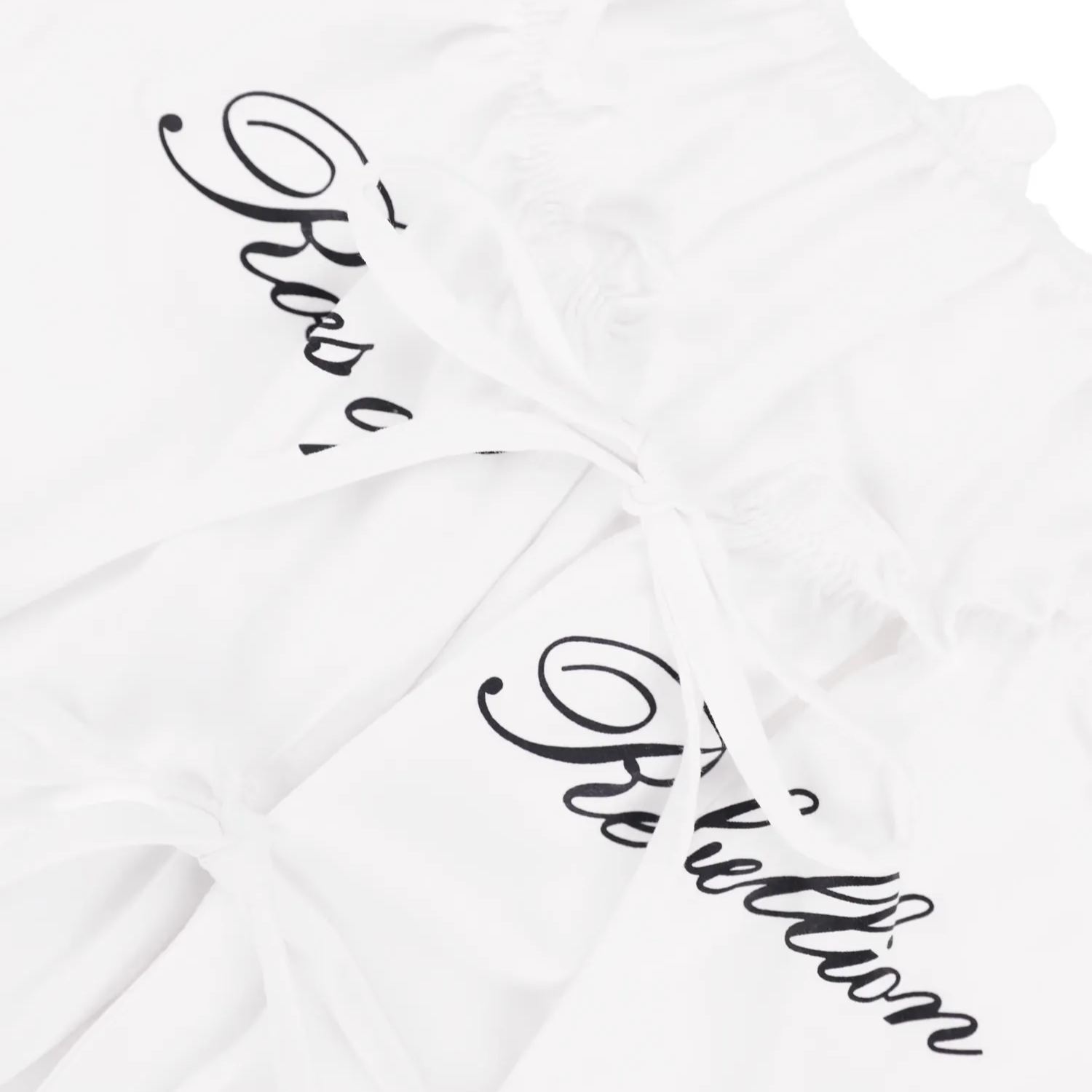 Aespa Ningning Inspired Ruffled Tie-Front Top