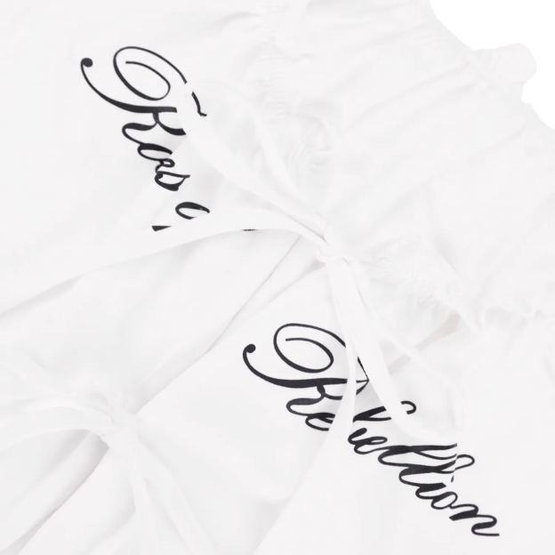 Aespa Ningning Inspired Ruffled Tie-Front Top