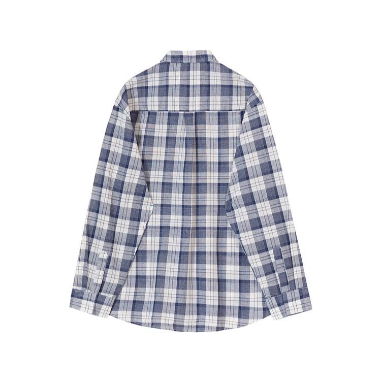 Newjeans Minji Inspired Blue Plaid Shirt - NJZ