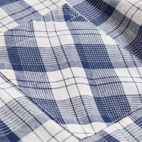 Newjeans Minji Inspired Blue Plaid Shirt - NJZ