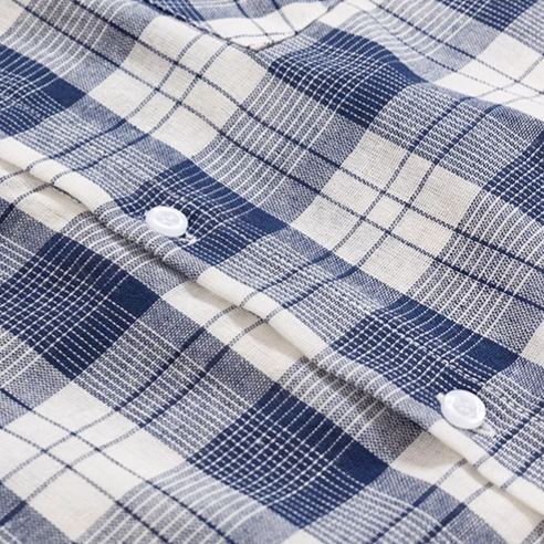 Newjeans Minji Inspired Blue Plaid Shirt - NJZ