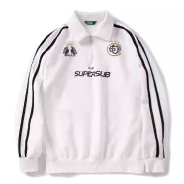 TXT Soobin Inspired Half-Zip Jersey Hoodie